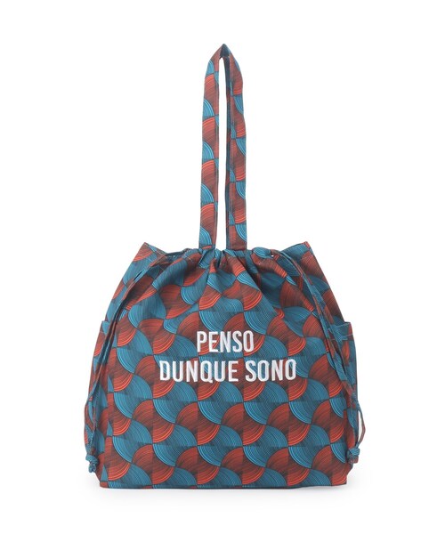 ITS'DEMO（イッツデモ）の「◆【A4対応／2WAY】ラタプリントトート（トートバッグ・レディース・ブルー系その他/イエロー/ダークグリーン/グリーン系1/ブラック系/オレンジ系その他2・00）」の22枚目の写真