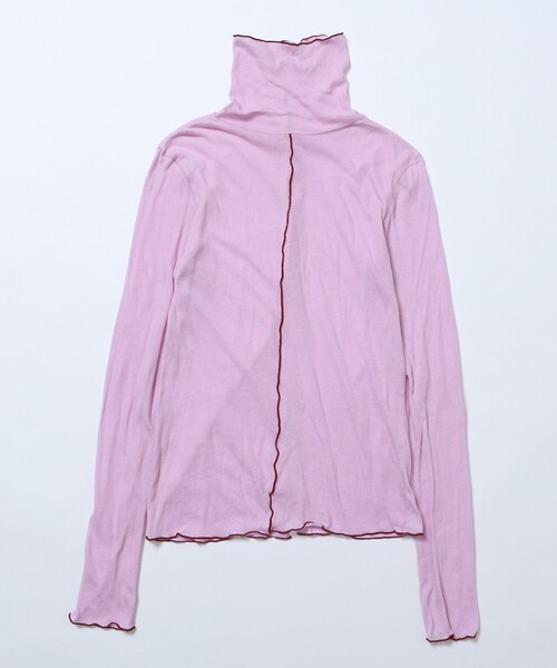 Firsthand（ファーストハンド）の「Firsthand/ファーストハンド ガーゼ天竺ハイネックカーディガン / 2WAY仕様（Tシャツ/カットソー・レディース・ブラック/ブルーグリーン/ホワイト/ピンク・ﾌﾘ-）」の21枚目の写真