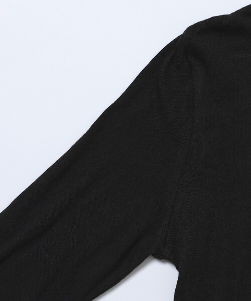 Firsthand（ファーストハンド）の「Firsthand/ファーストハンド ガーゼ天竺ハイネックカーディガン / 2WAY仕様（Tシャツ/カットソー・レディース・ブラック/ブルーグリーン/ホワイト/ピンク・ﾌﾘ-）」の14枚目の写真