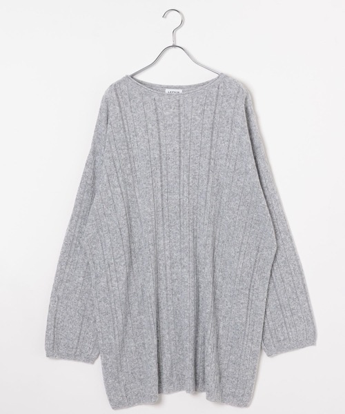 LEPSIM（レプシィム）の「12ゲージシアーニットチュニック　133392（チュニック・レディース・グレー/オフホワイト/ピンク/チャコールグレー・FREE）」の16枚目の写真