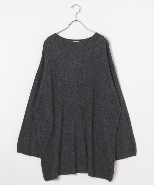 LEPSIM（レプシィム）の「12ゲージシアーニットチュニック　133392（チュニック・レディース・グレー/オフホワイト/ピンク/チャコールグレー・FREE）」の18枚目の写真