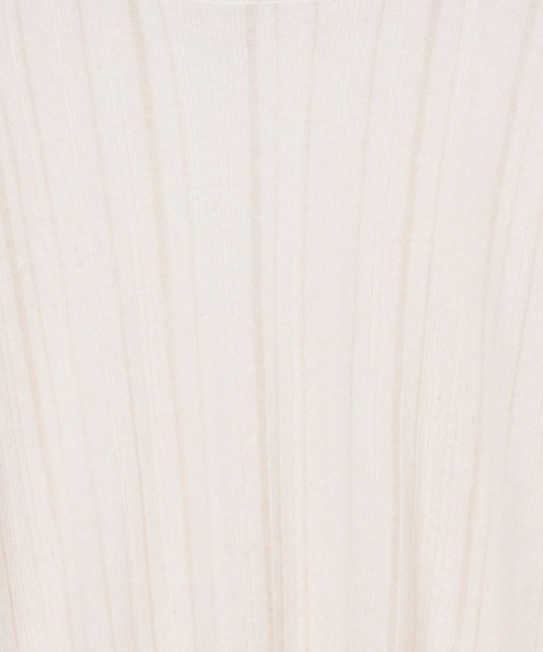 LEPSIM（レプシィム）の「12ゲージシアーニットチュニック　133392（チュニック・レディース・グレー/オフホワイト/ピンク/チャコールグレー・FREE）」の13枚目の写真