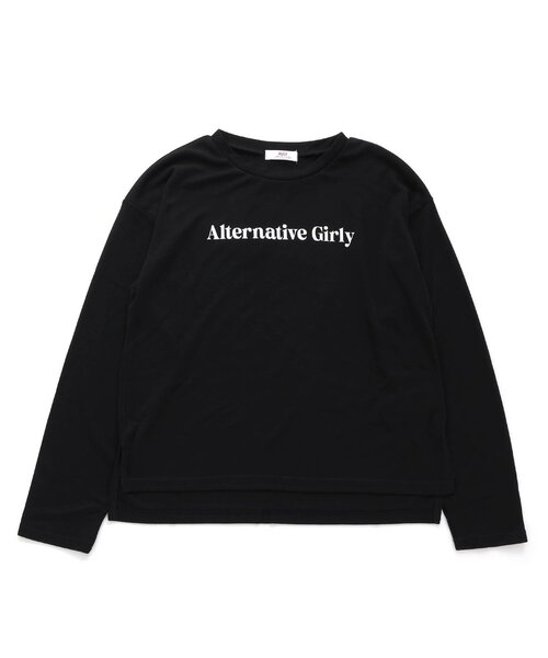 algy(アルジー)の「もちふわワッペンロンT(Tシャツ/カットソー・キッズ・ブラック/オフホワイト/イエロー・XXX-SMALL/SMALL/MEDIUM/X-SMALL/XX-SMALL)」の10枚目の写真