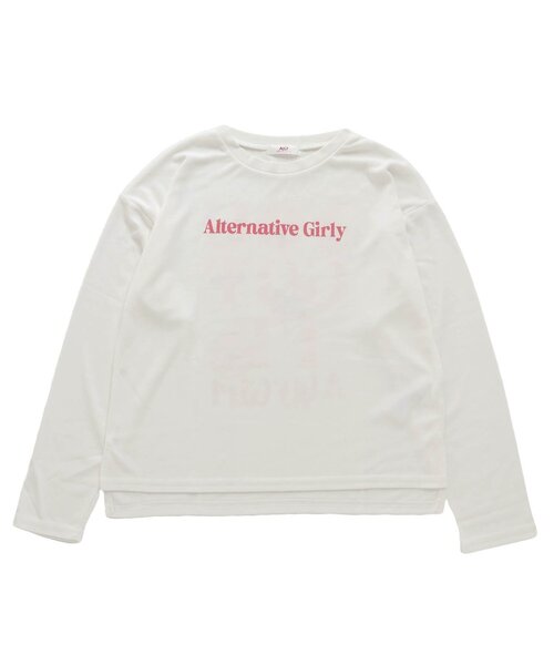 algy(アルジー)の「もちふわワッペンロンT(Tシャツ/カットソー・キッズ・ブラック/オフホワイト/イエロー・XXX-SMALL/SMALL/MEDIUM/X-SMALL/XX-SMALL)」の15枚目の写真