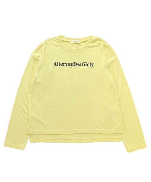 algy(アルジー)の「もちふわワッペンロンT(Tシャツ/カットソー・キッズ・ブラック/オフホワイト/イエロー・XXX-SMALL/SMALL/MEDIUM/X-SMALL/XX-SMALL)」の16枚目の写真