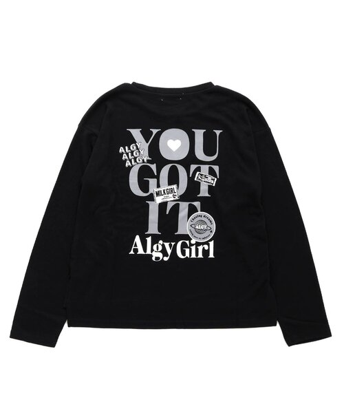algy(アルジー)の「もちふわワッペンロンT(Tシャツ/カットソー・キッズ・ブラック/オフホワイト/イエロー・XXX-SMALL/SMALL/MEDIUM/X-SMALL/XX-SMALL)」の17枚目の写真