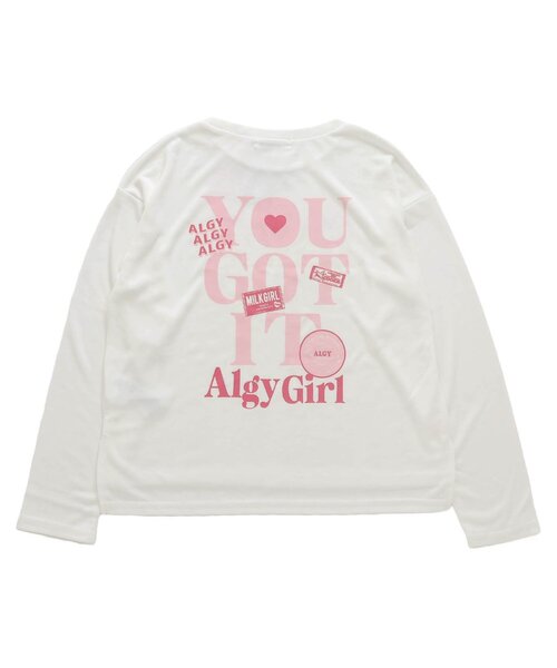 algy(アルジー)の「もちふわワッペンロンT(Tシャツ/カットソー・キッズ・ブラック/オフホワイト/イエロー・XXX-SMALL/SMALL/MEDIUM/X-SMALL/XX-SMALL)」の18枚目の写真