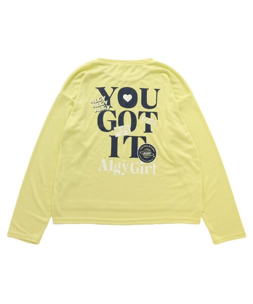 algy(アルジー)の「もちふわワッペンロンT(Tシャツ/カットソー・キッズ・ブラック/オフホワイト/イエロー・XXX-SMALL/SMALL/MEDIUM/X-SMALL/XX-SMALL)」の19枚目の写真