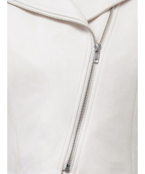 MERCURYDUO(マーキュリーデュオ)の「フェイクスエードコンパクトライダースジャケット(ライダースジャケット・レディース・チャコールグレー/ライトグレー/ブラック/ベージュ/アイボリー・FREE/X-SMALL)」の17枚目の写真