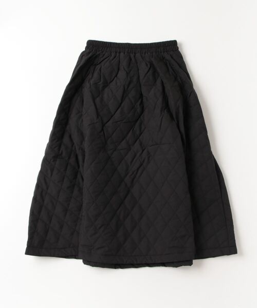 希少　モラビトスペル　6.6万円　ロゴ キルティング フレア スカート　美品　L 希少 モラビトスペル 6.6万円 ロゴ キルティング フレア