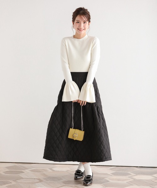 ZOZO限定商品】キルティングフレアスカート（スカート）｜Fit more