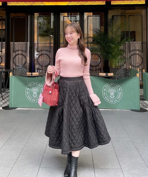 ZOZO限定商品】キルティングフレアスカート（スカート）｜Fit more