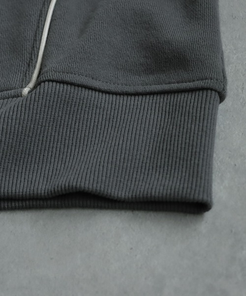 antiqua(アンティカ)の「裏毛ハイネックジップフーディー(パーカー・レディース・グレー/ブラック・ONESIZE)」の22枚目の写真