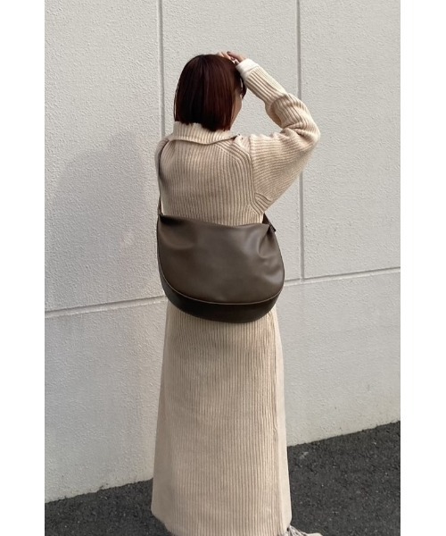 STYLEMIXER（スタイルミキサー）の「マンドリンショルダーバッグ（ショルダーバッグ・レディース・ブラック/ブラウン・FREE）」の16枚目の写真