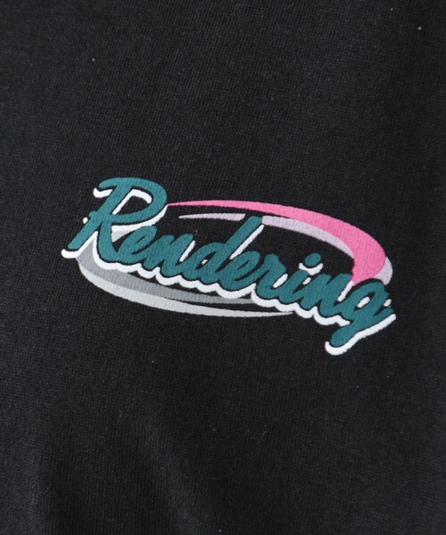 Cutie Blonde(キューティーブロンド)の「【洗える】サガラ刺繍オーバーサイズロンT(Tシャツ/カットソー・レディース・チャコールグレー/ホワイト系/ライトブルー/ブラック・00)」の12枚目の写真