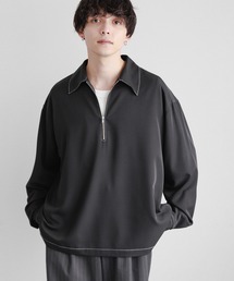 RAGEBLUE | 【LUXURY+EASY】ラグイージー/ハーフジップステッチシャツ(シャツ/ブラウス)