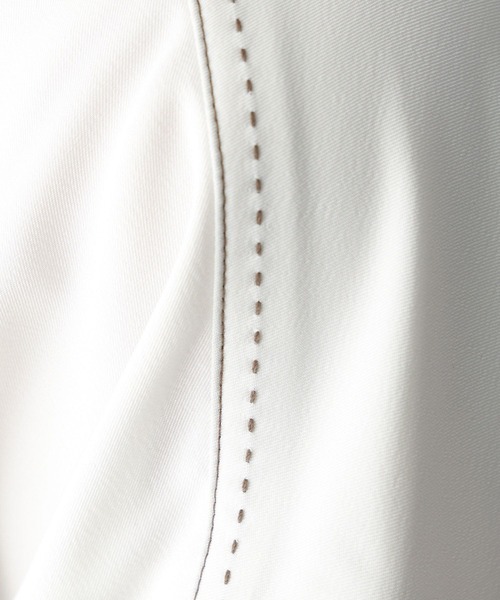 RAGEBLUE(レイジブルー)の「【LUXURY+EASY】ラグイージー/ハーフジップステッチシャツ(シャツ/ブラウス・メンズ・ホワイト/ブラック/グリーン・MEDIUM/LARGE)」の7枚目の写真