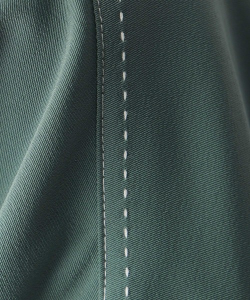 RAGEBLUE(レイジブルー)の「【LUXURY+EASY】ラグイージー/ハーフジップステッチシャツ(シャツ/ブラウス・メンズ・ホワイト/ブラック/グリーン・MEDIUM/LARGE)」の5枚目の写真