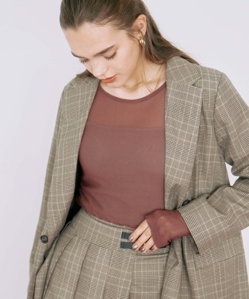 archives（アルシーヴ）の「カラーチュールＴＯＰＳ（Tシャツ/カットソー・レディース・パープル/ブルー/アイボリー/ブラック・MEDIUM）」の5枚目の写真