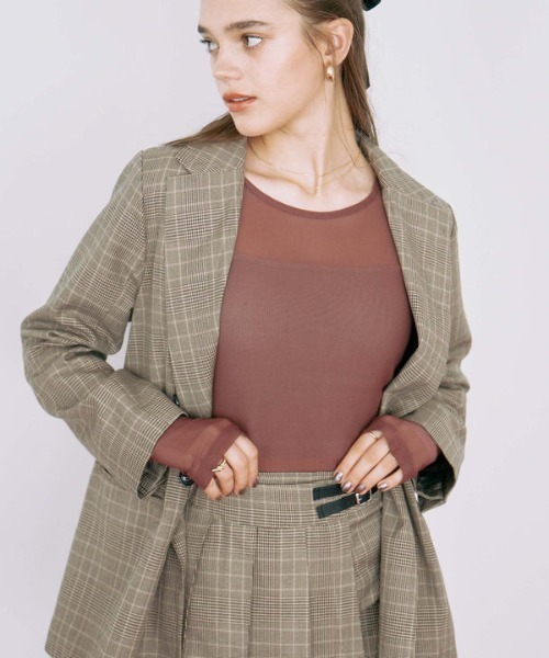 archives（アルシーヴ）の「カラーチュールＴＯＰＳ（Tシャツ/カットソー・レディース・パープル/ブルー/アイボリー/ブラック・MEDIUM）」の6枚目の写真