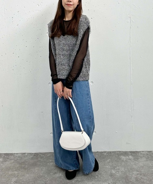 archives（アルシーヴ）の「カラーチュールＴＯＰＳ（Tシャツ/カットソー・レディース・パープル/ブルー/アイボリー/ブラック・MEDIUM）」の16枚目の写真