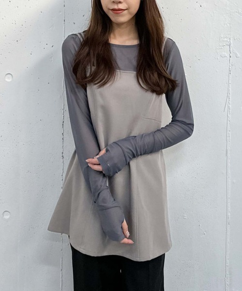 archives（アルシーヴ）の「カラーチュールＴＯＰＳ（Tシャツ/カットソー・レディース・パープル/ブルー/アイボリー/ブラック・MEDIUM）」の19枚目の写真