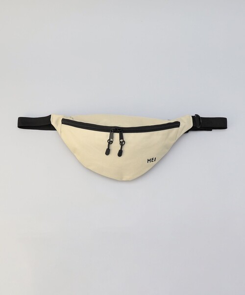 MEI（メイ）の「MEI（メイ）別注ショルダーバッグ（ボディバッグ/ウエストポーチ・メンズ・ホワイト/ブラック/ベージュ/ダークグリーン/ブラウン/グレー/ワインレッド・FREE）」の5枚目の写真
