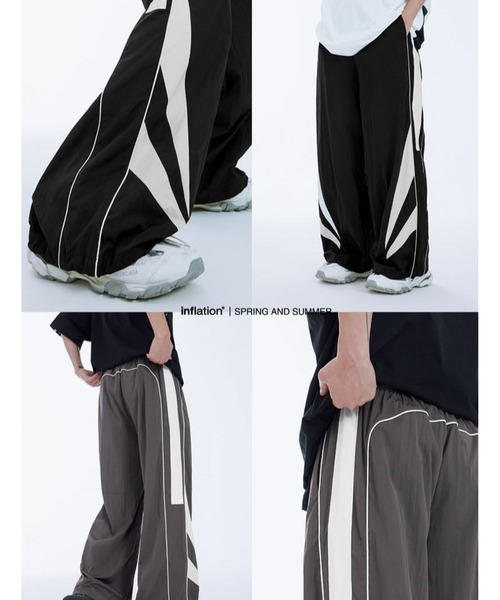 INFLATION（インフレーション）の「INFLATION／スポーツSPLITパンツ（その他パンツ・メンズ・ブラック/ダークグレー・SMALL/MEDIUM/LARGE）」の7枚目の写真