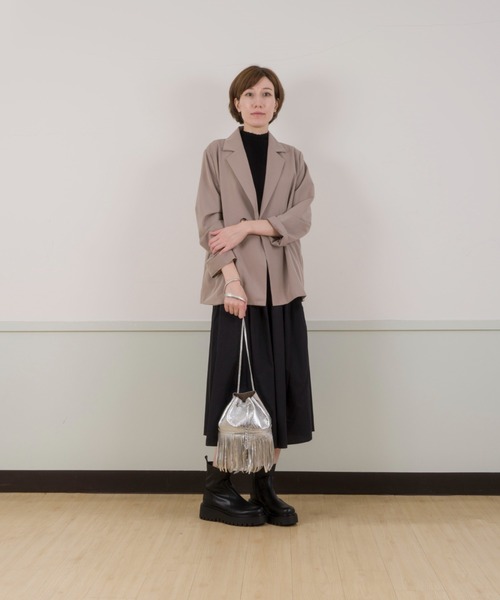 【セール】【MARCO MASI/マルコ・マージ】巾着 ショルダーバッグ バケツバッグ フリンジバッグ（ショルダーバッグ）｜marco masi（マルコマージ）