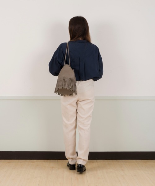 【セール】【MARCO MASI/マルコ・マージ】巾着 ショルダーバッグ バケツバッグ フリンジバッグ（ショルダーバッグ）｜marco masi（マルコマージ）