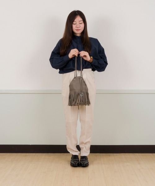 【セール】【MARCO MASI/マルコ・マージ】巾着 ショルダーバッグ バケツバッグ フリンジバッグ（ショルダーバッグ）｜marco masi（マルコマージ）