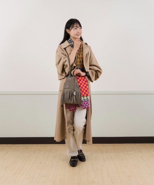 【セール】【MARCO MASI/マルコ・マージ】巾着 ショルダーバッグ バケツバッグ フリンジバッグ（ショルダーバッグ）｜marco masi（マルコマージ）