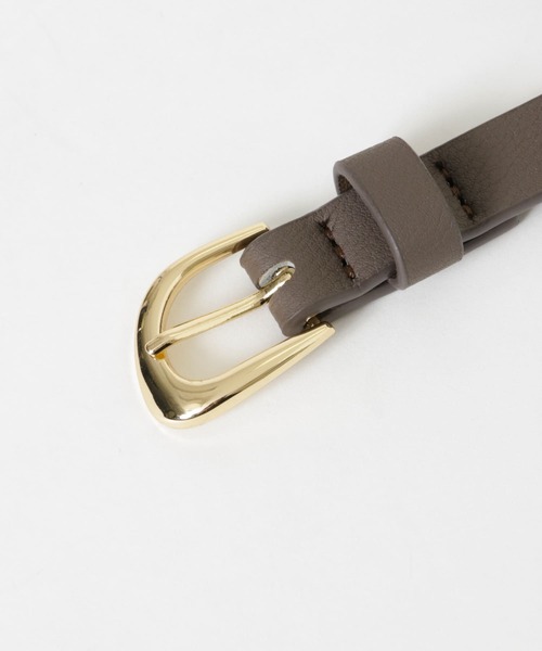 SMELLY(スメリー)の「シンプルスリムベルト(ベルト・レディース・ブラック/ブラウン・-)」の10枚目の写真