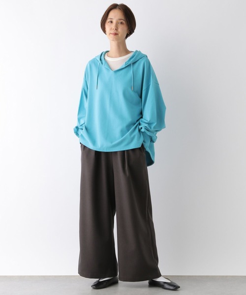 LEPSIM（レプシィム）の「BIGフーディー　124741（パーカー・レディース・パープル/ブルー/チャコールグレー/グレイッシュベージュ・FREE）」の18枚目の写真