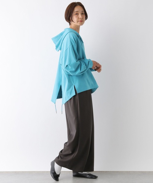 LEPSIM（レプシィム）の「BIGフーディー　124741（パーカー・レディース・パープル/ブルー/チャコールグレー/グレイッシュベージュ・FREE）」の20枚目の写真