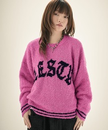 MSG（エムエスジー）の「リボンヤーングラフィックニット（ニット/セーター）」