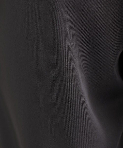 nissen（ニッセン）の「フロントタック入ワイドパンツ（スラックス・レディース・グリーン/ブラウン/ブラック/グレイッシュベージュ/チャコールグレー・S/M/L/LL）」の17枚目の写真