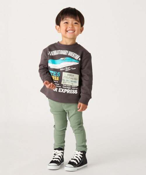 SHIPS Colors(シップス カラーズ)の「【SHIPS Colors 別注】JR: 90~140cm / 新幹線 スウェット(スウェット・キッズ・ブルー/ブラック・90/100/110/120/130/140)」の18枚目の写真