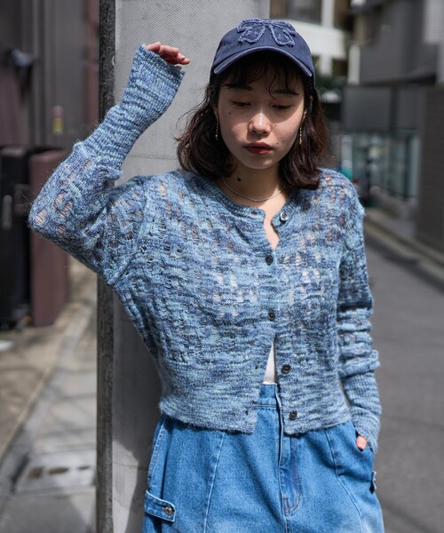 PUBLUX（パブリュクス）の「PUBLUX/パブリュクス 透かし編みショート