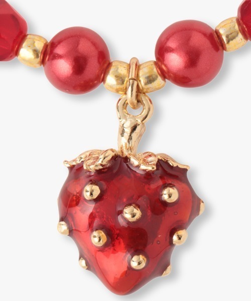 ANNA SUI(アナスイ)の「いちごモチーフ ブレスレット(ブレスレット・レディース・レッド・ONE SIZE)」の4枚目の写真