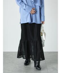 Lugnoncure | 切替レーススカート(スカート)
