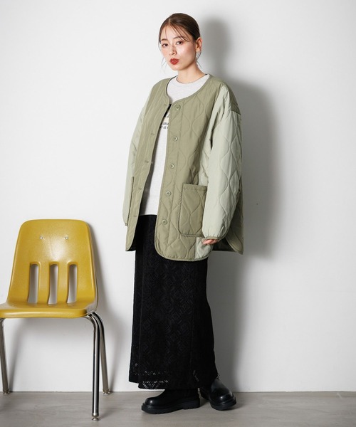 LAKOLE（ラコレ）の「起毛レースナロースカート / 151110（スカート・レディース・ブラック/アイボリー・SMALL/MEDIUM）」の8枚目の写真