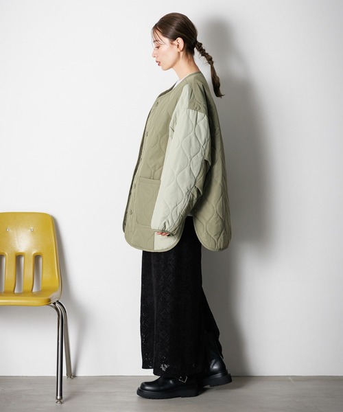 LAKOLE（ラコレ）の「起毛レースナロースカート / 151110（スカート・レディース・ブラック/アイボリー・SMALL/MEDIUM）」の9枚目の写真