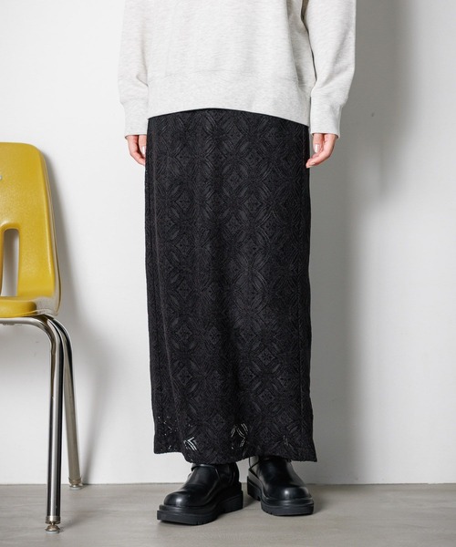 LAKOLE（ラコレ）の「起毛レースナロースカート / 151110（スカート・レディース・ブラック/アイボリー・SMALL/MEDIUM）」の11枚目の写真