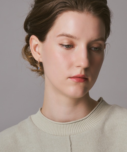 agete（アガット）の「K10紫金石ピアスチャーム（チャーム）」 - WEAR