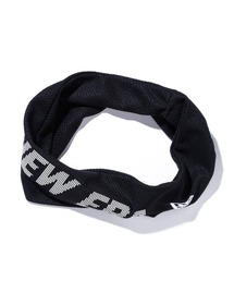 NEW ERA（ニューエラ）の「NEW ERA/ニューエラ ヘアバンド ワードマーク ブラック HAIR BAND DERA WMLOGO 13772525（ヘアバンド・メンズ）」