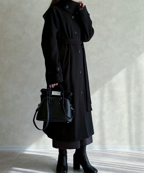 10662【美品・即完売モデル】Y-3☆刺繍ロゴ定番カラーコート　定番カラー　黒 10662【美品・即完売モデル】Y-3☆刺繍ロゴ定番カラーコート