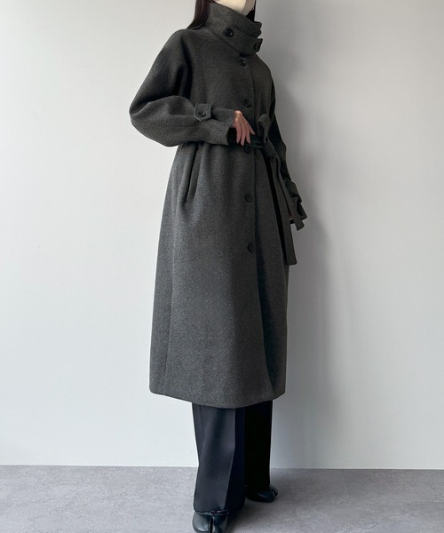 Meiru（メイル）の「ルーズステンカラーコート（ステンカラーコート