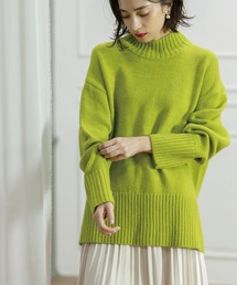 OPAQUE.CLIP | 《10color/S-LLsize》ハイネックミドルゲージニット【洗濯機洗い可】(ニット/セーター)