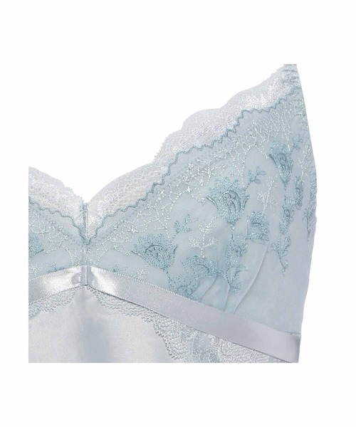 AMOSTYLE BY Triumph(アモスタイルバイトリンプ)の「ロングキャミソール スターリーナイトファンタジア AMST1495 L.CAMI JX(その他アンダーウェア/インナー・レディース・ブルー/グレー/レッド/ピンク・L/M)」の9枚目の写真